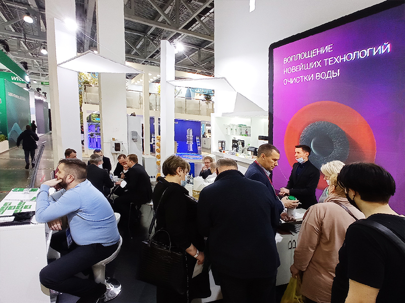 Стенд компании Гейзер на выставке Aquatherm Moscow Стенд компании Гейзер на выставке Акватерм-2022 в Москве