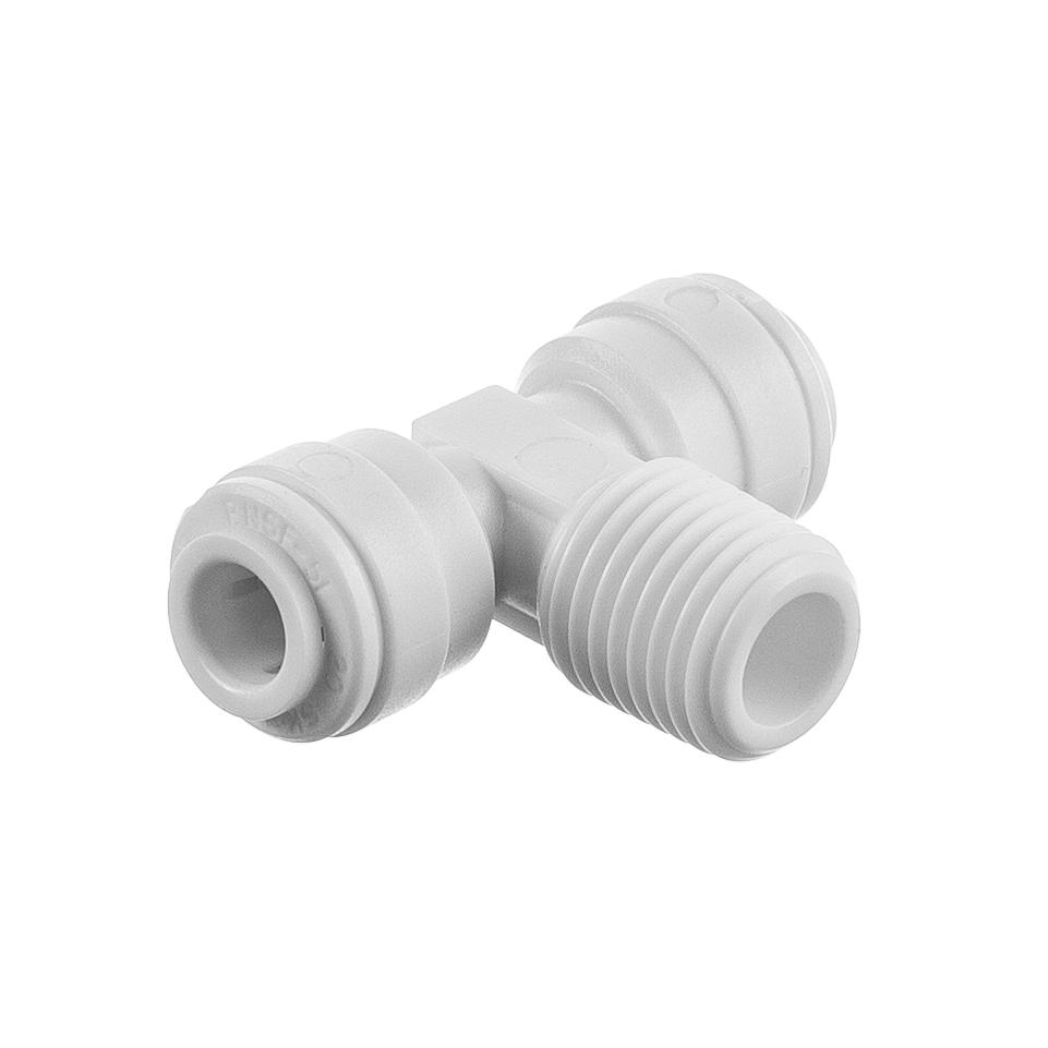 Тройник 1/4-1/4-1/4 трубка-резьба-трубка NC2267 (MBT0404)