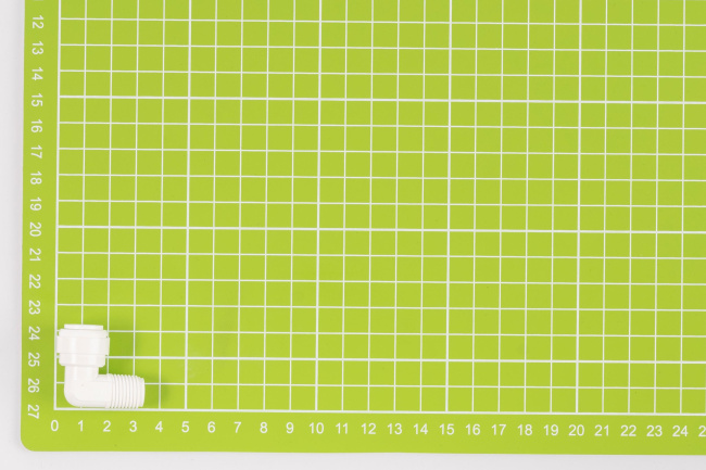 Фитинг угловой 3/8-1/4 трубка-резьба ME0604