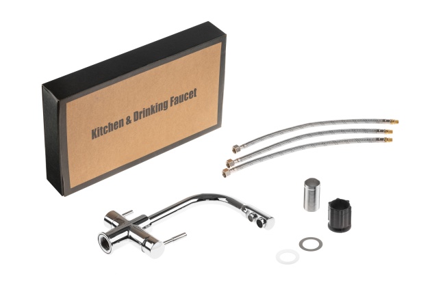 Гейзер Lux смеситель для кухни с подключением к фильтру с питьевой водой