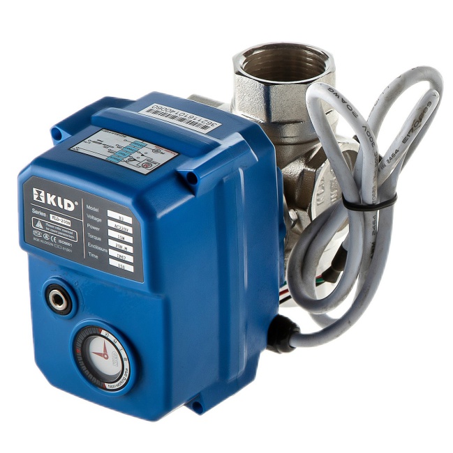 Кран с сервоприводом KLD200 2-х 1 1/4” 220V