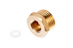 Переходник кран-подводка 1/2" х 7/16" н-в  с фторопластовой прокладкой