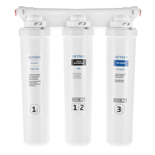 Фильтр Гейзер Оптима для комплексной очистки (без крана)