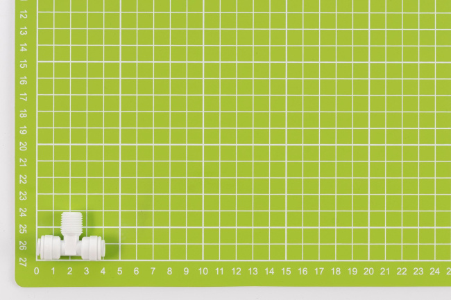 Тройник 1/4-1/4-1/4 трубка-резьба-трубка NC2267 (MBT0404)