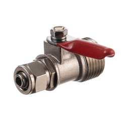 Вентиль 1/2" х 3/8" для подключения фильтров Вентиль 1/2" х 3/8" для подключения фильтров