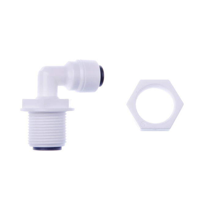 Фитинг угловой 1/4"- 5/16" трубка-резьба (1806-B)