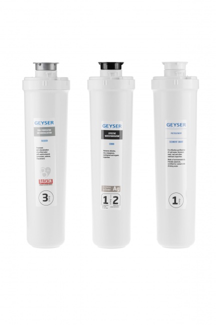 Комплект сменных картриджей для фильтра Оптима для мягкой воды