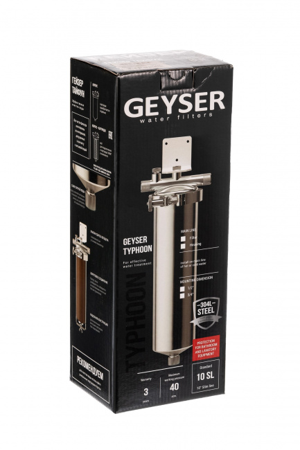 Корпус фильтра Гейзер Тайфун 10SL 1/2"