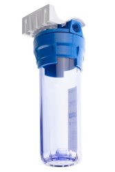 Корпус Гейзер 10SL х1/2", прозрачный (без ниппелей)