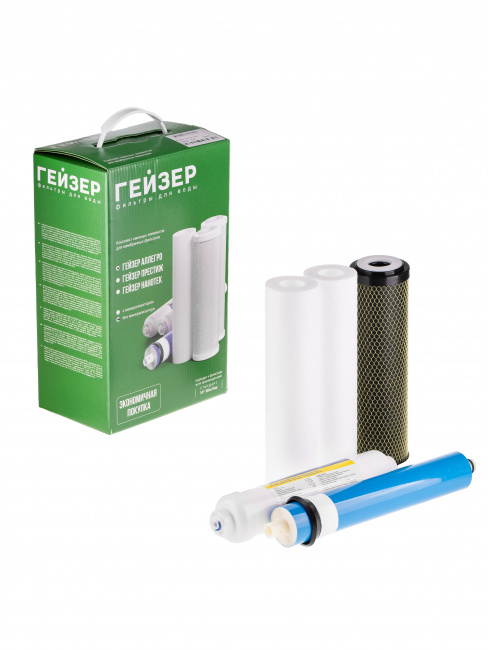 Комплект сменных картриджей для фильтра Гейзер-Аллегро