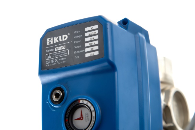 Кран с сервоприводом KLD200 3-х 1” 220V