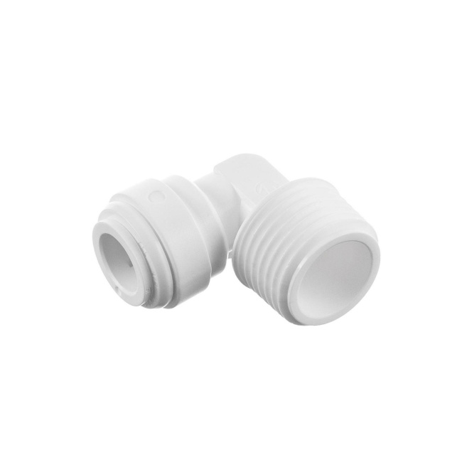 Фитинг угловой 3/8-1/2 трубка-резьба ME0607