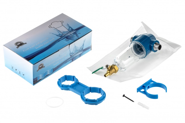 Корпус фильтра-грязевика Гейзер-Хит SE 1/2" 130 мкм