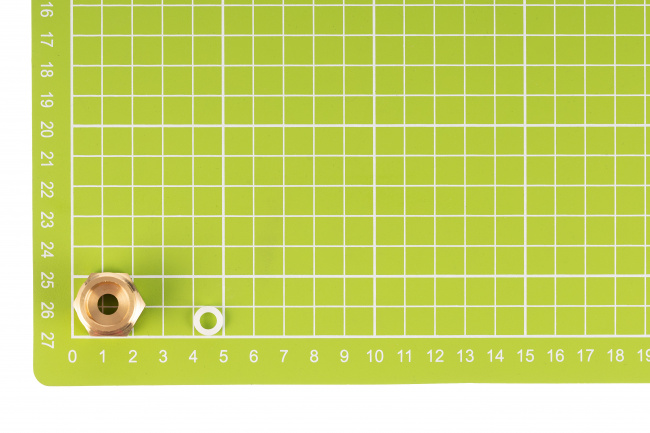 Переходник кран-подводка 1/2" х 7/16" н-в  с фторопластовой прокладкой