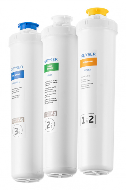 Комплект картриджей Гейзер Смарт для жесткой воды