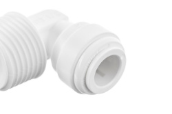 Фитинг угловой 3/8-1/2 трубка-резьба ME0607