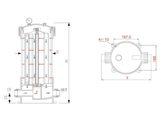 Корпус HPCF-5x20SL