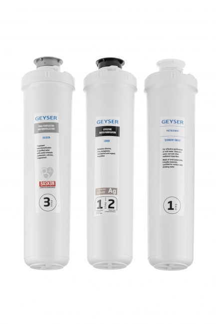 Комплект сменных картриджей для фильтра Оптима для мягкой воды