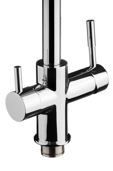 Гейзер Lux смеситель для кухни с подключением к фильтру с питьевой водой