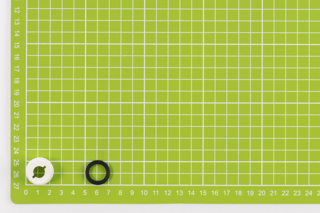 Муфта (ниппель переходной 22/24), пластмассовая