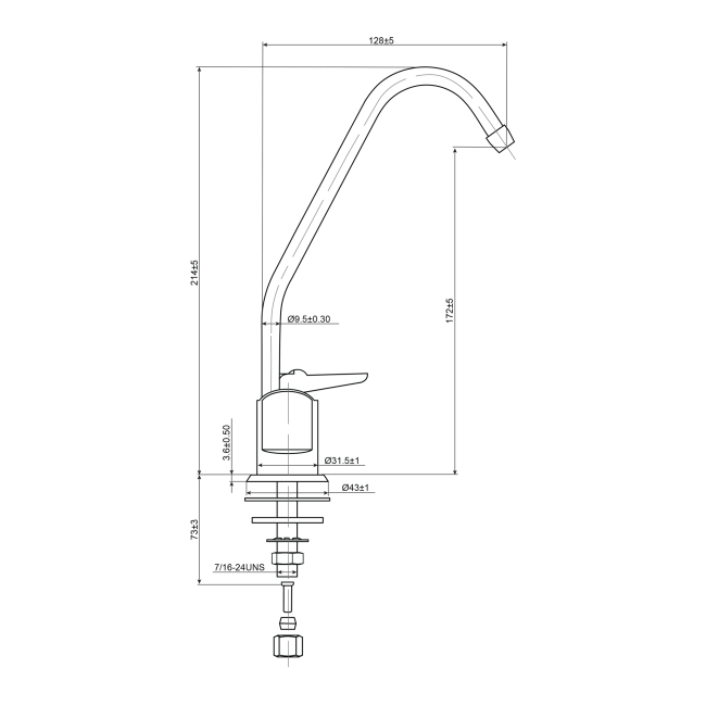 Кран для чистой воды №1