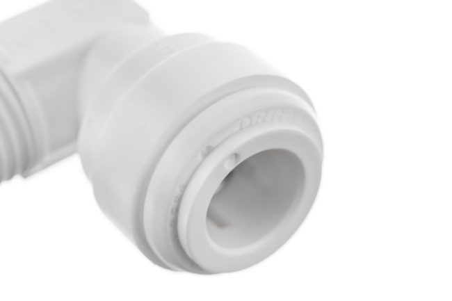 Фитинг угловой 3/8-1/4 трубка-резьба ME0604