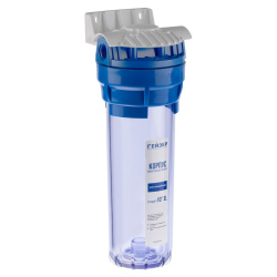 Корпус Гейзер 10SL х1/2", прозрачный (без ниппелей)