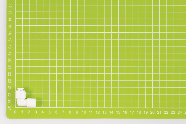 Фитинг угловой 1/4-1/4 трубка-резьба ME0404