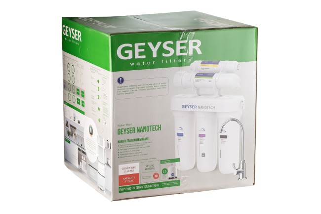 Гейзер Нанотек П нанофильтрация (бак 12 л)