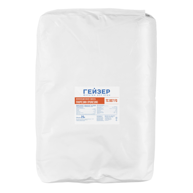 Ионообменная смола ПЮРЕЗИН TC007FG (Na+)